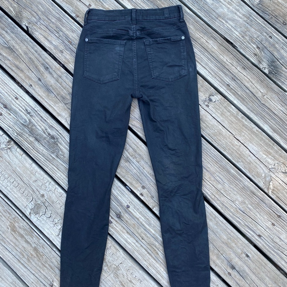 B(air) black, coated denim by 7FAM - Picture 5 of 7